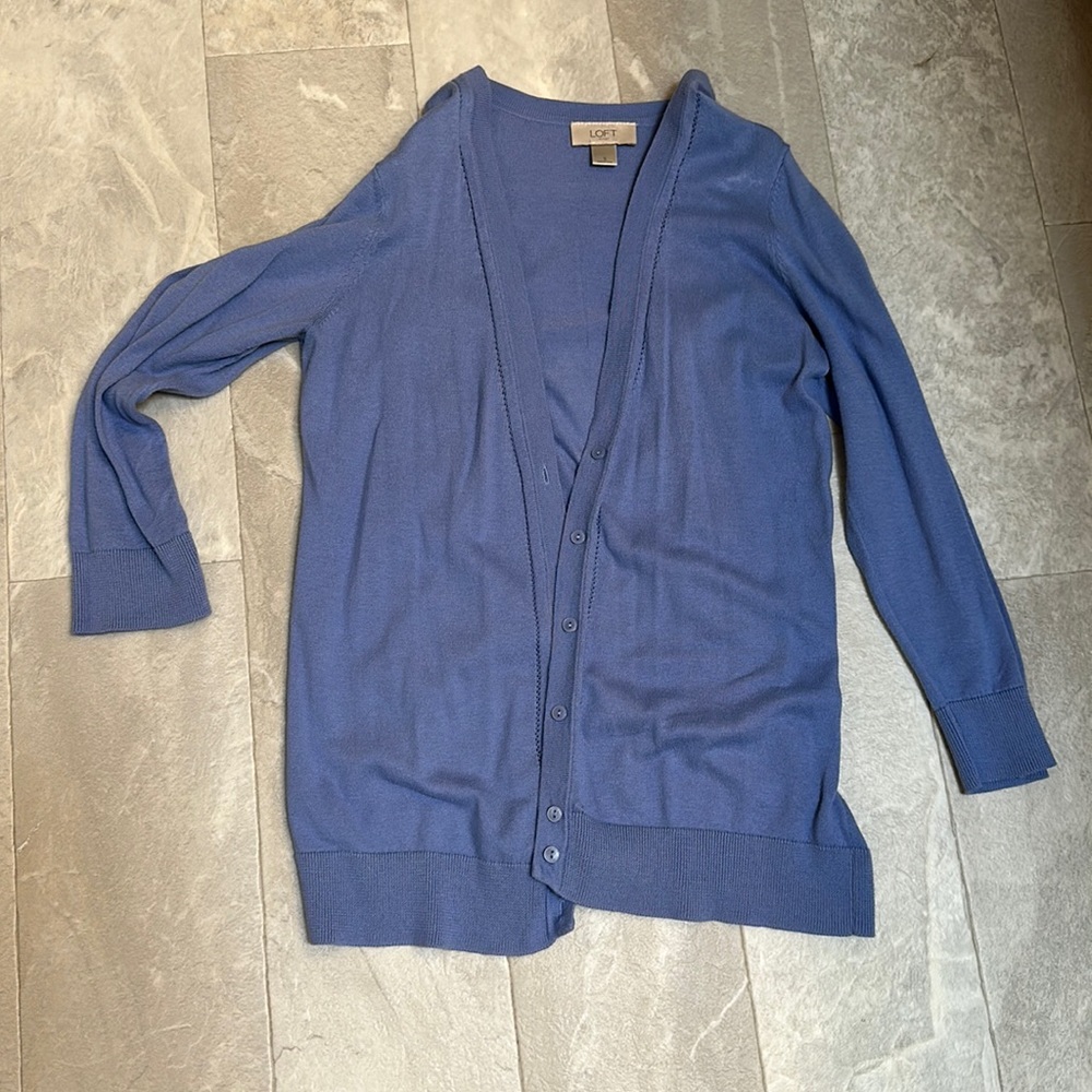 Loft cardigan In beautiful blue
